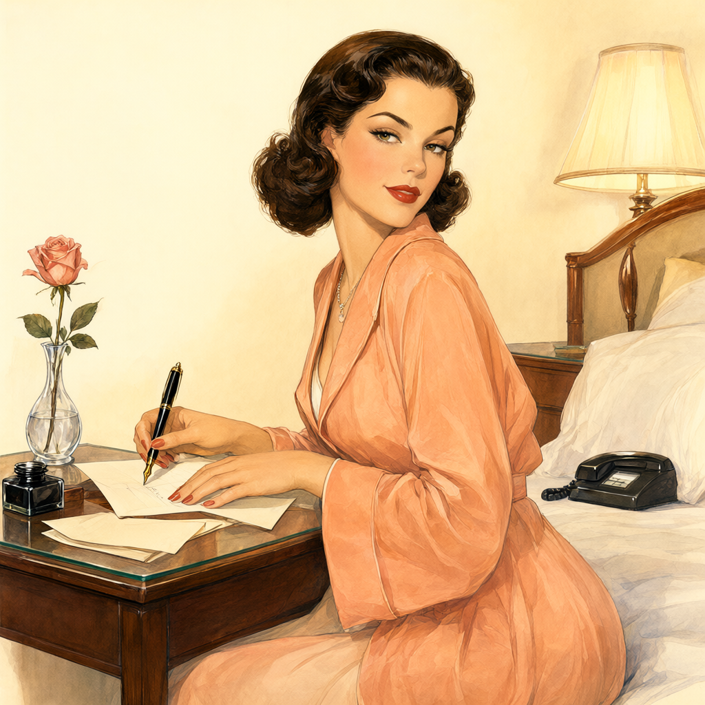 Alberto Vargas pin-up: The Love Letter